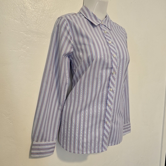 Talbots - Striped Button Down Shirt - Picture 5 of 16